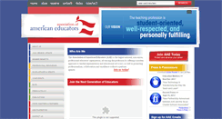 Desktop Screenshot of aaeteachers.org